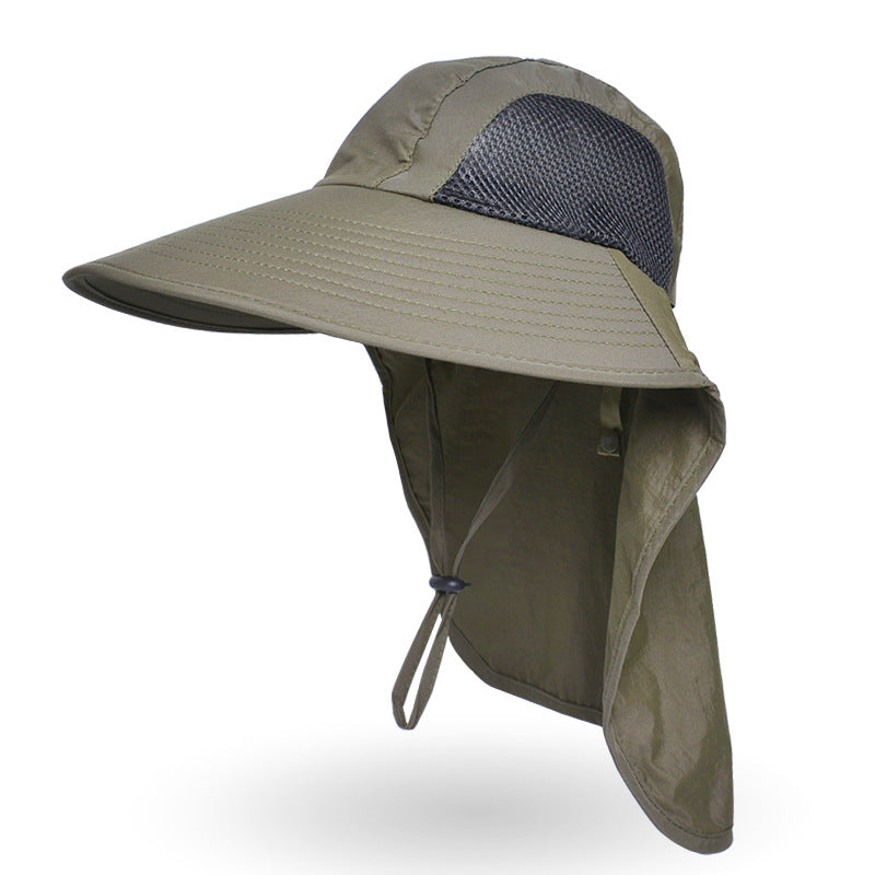 Mesh Breathable Big Brim Summer Outdoor Sunshade Sun Protection Hat Children