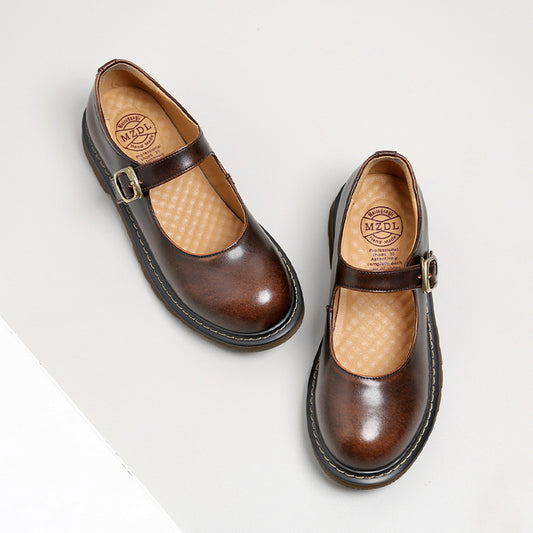 Spring And Autumn College Style Mary Jane Japanese Thin Shoes