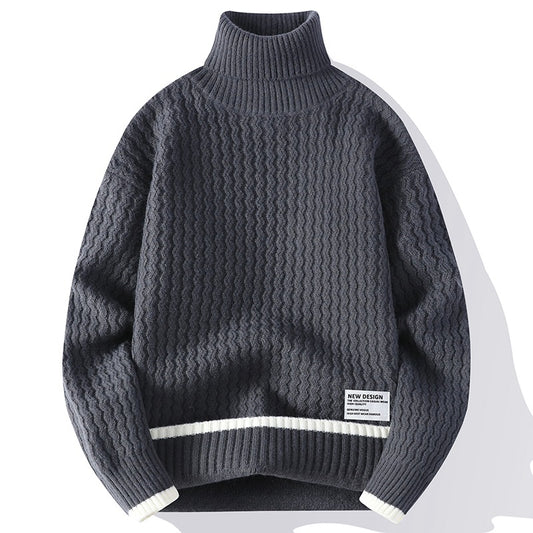 Fashionpersonlighed Ny Turtleneck-trøje til mænd