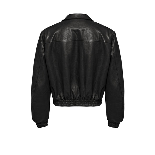 Short Multi-pocket Profile Design Spring And Autumn Leather Jacket Men's Loose Leisure Short Coat