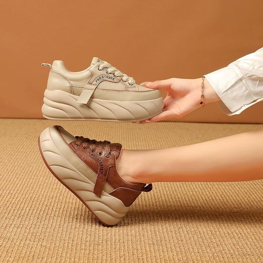 Kvinders Læder Low-top Sko Retro Nye Alsidige Sport Casual Sko