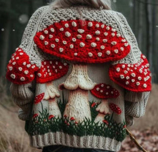 Womens French-style Sweater Cardigan Jacket Top