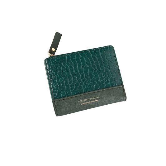 Student Korean Version Of Simple Zipper Coin Purse Fashion Card Case Driver's License