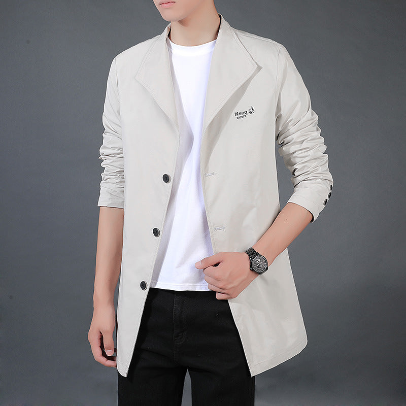 Mid-length, High-end Business Coat For Spring And Fall