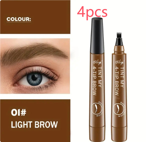 Four-head Eyebrow Pencil Long-lasting Smudge-free