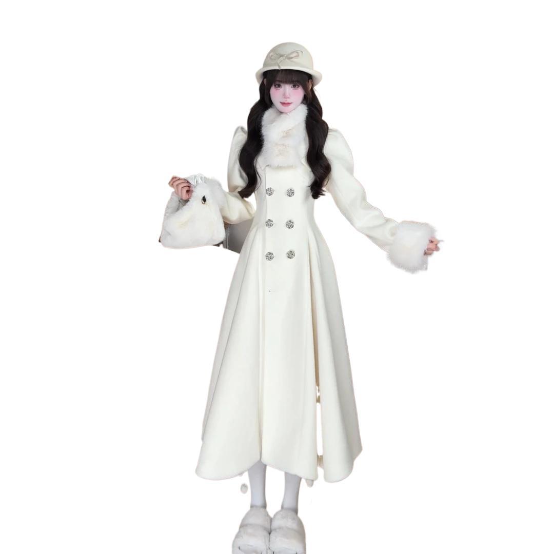 Elegant Cinched And Insulated Womens Coat