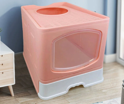 No Plus-sized Folding Litter Box Fully Enclosed Cat Toilet