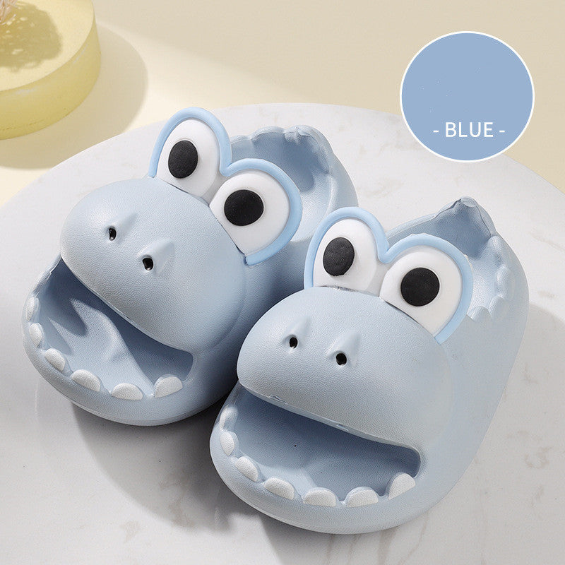 Cartoon Couple Wearing Indoor And Home Parent-child Sandals