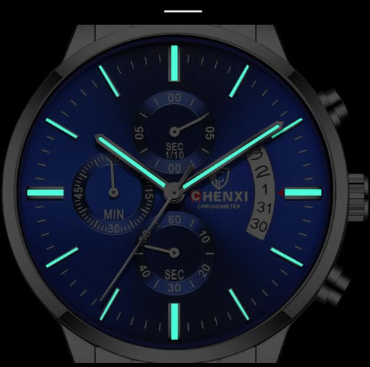 Waterproof Calendar Men's Multifunctional Sports Watch