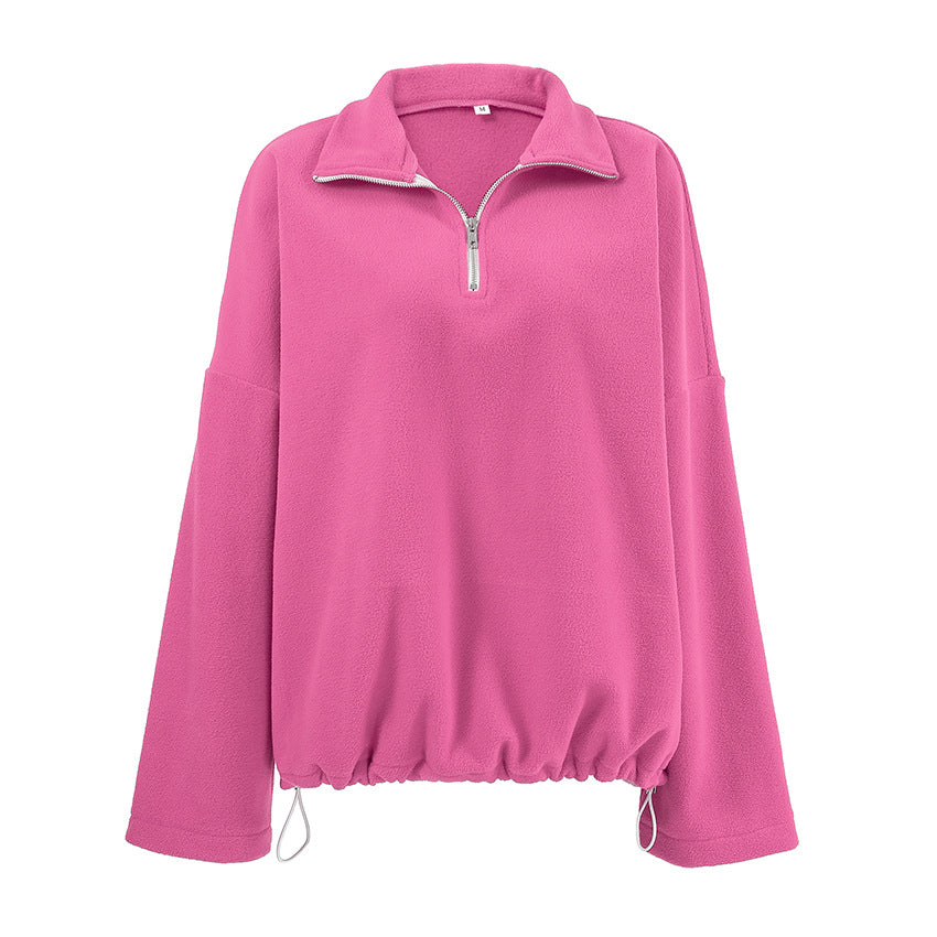 European And American Fashion Women's Wear Lamb Wool Tops