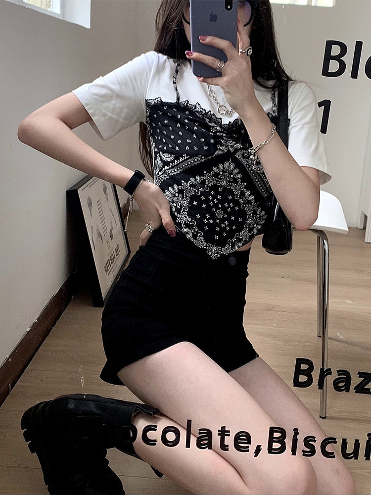 Women's Summer New Small Tall Waist Stretch Pants All-match