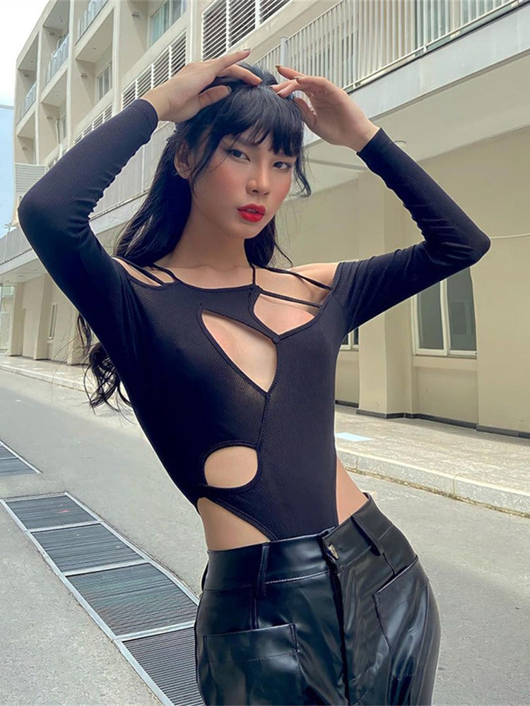 Personalized Cutout Off-the-shoulder Top