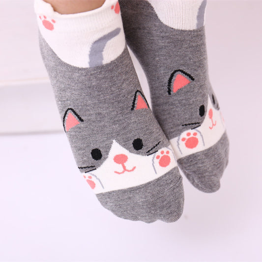 10pcs Cartoon three-dimensional socks