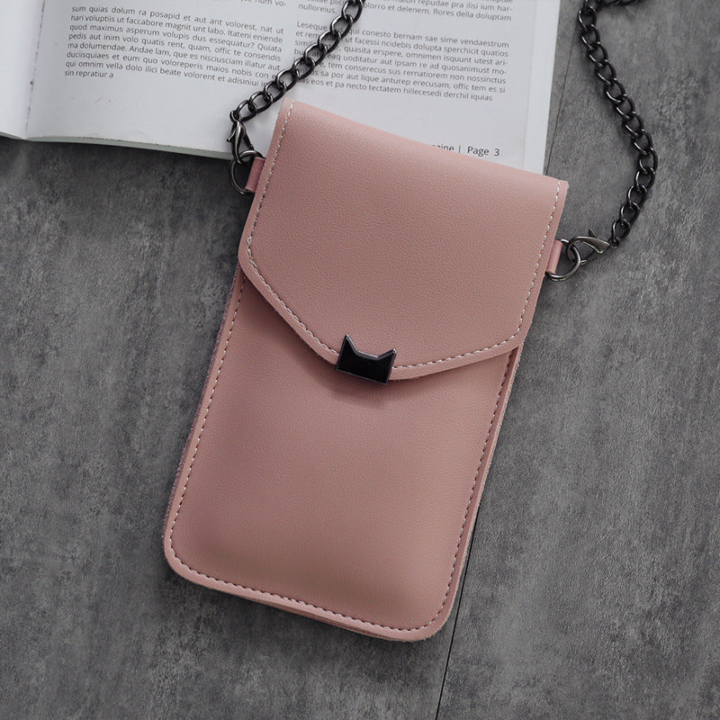 Diagonal mobile phone bag