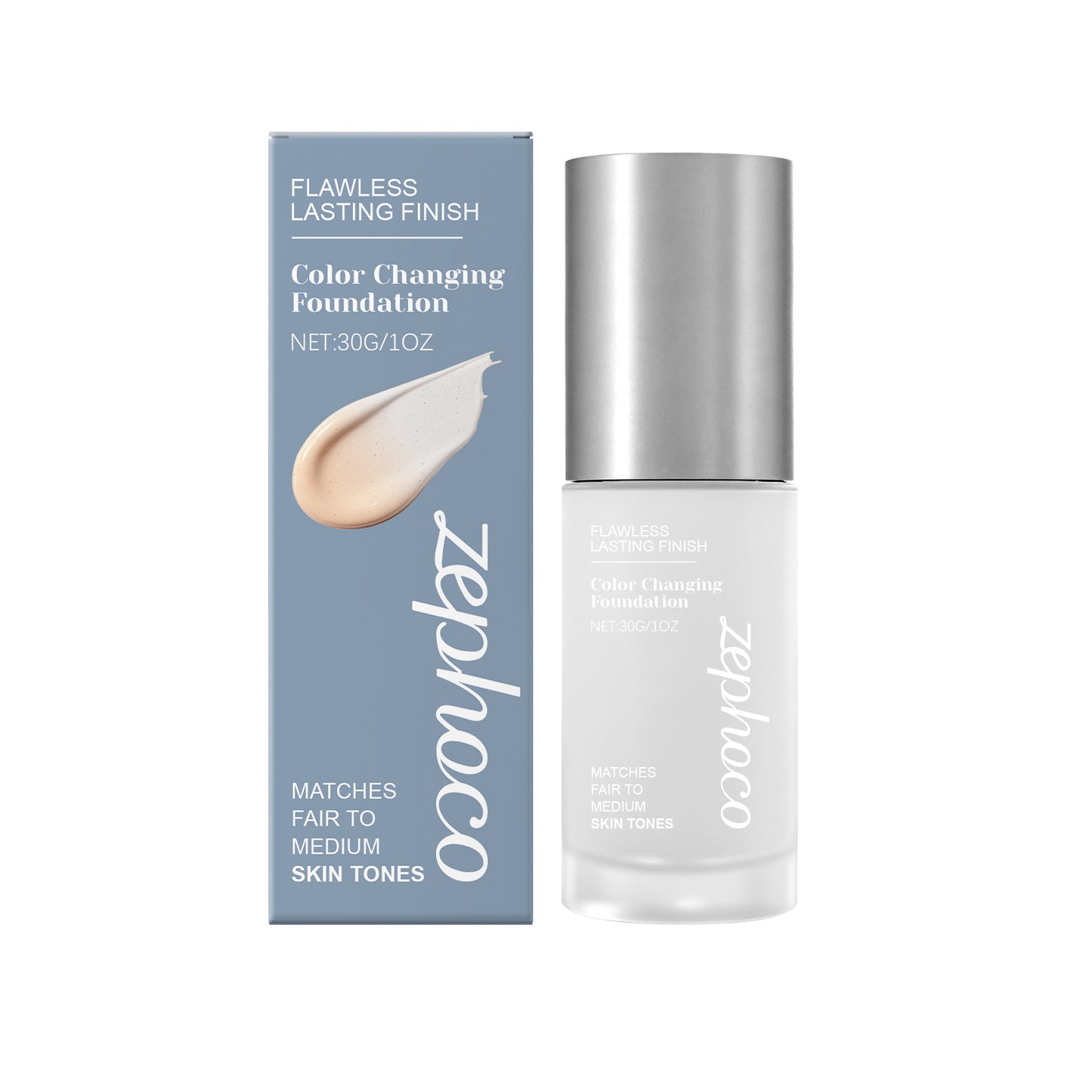 Naturally Color-Changing Light Makeup Foundation