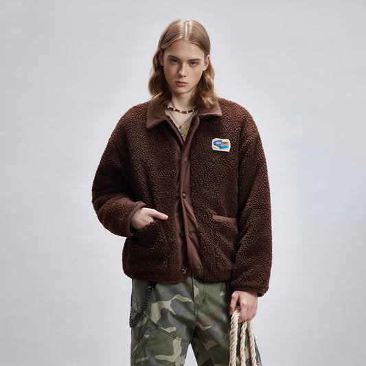 Lamb Wool Cotton Coat Thick Warm