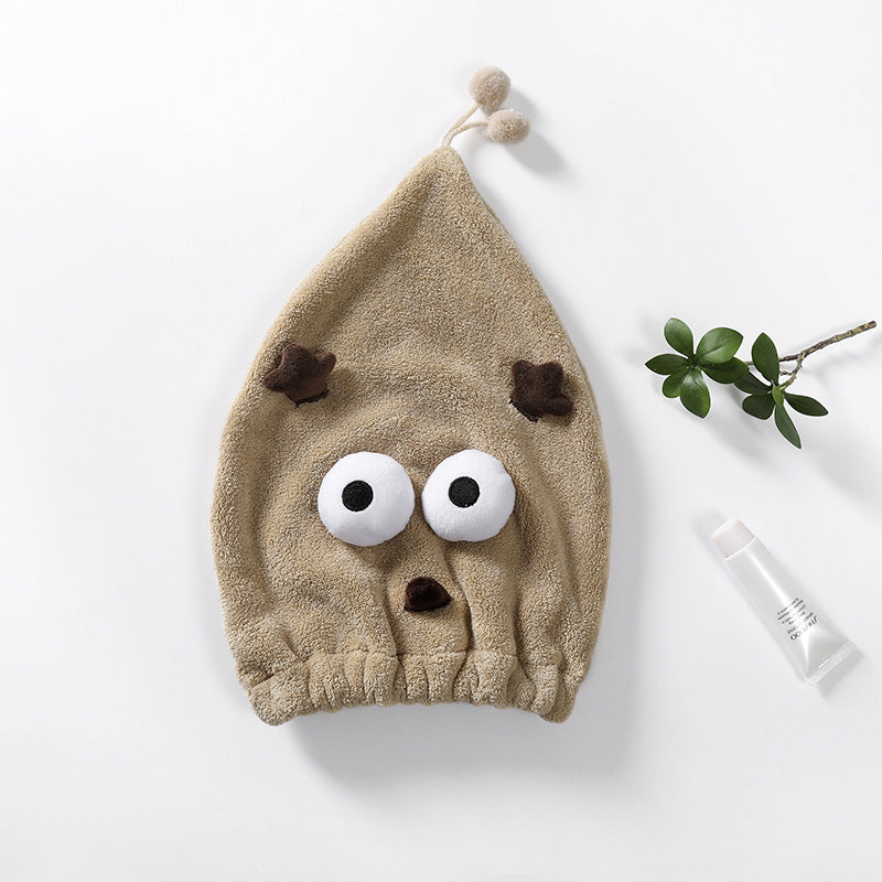 Women's Cartoon Hair Dryer Hat