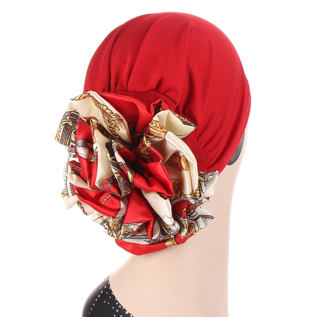 Women's Fashion Multicolor Tapestry Scarf Hat