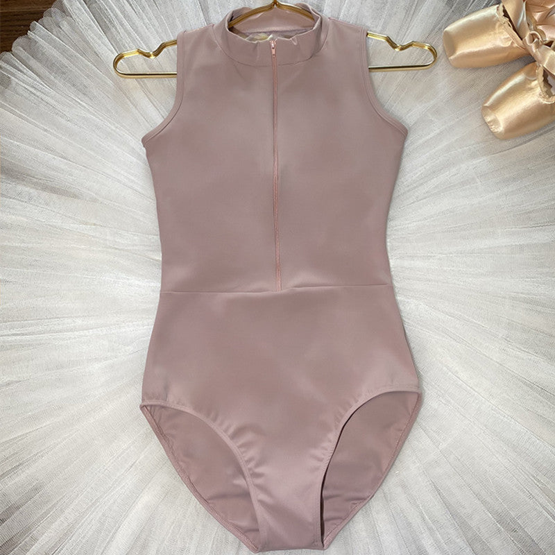 Women's Ballet Art Exam Training Turtleneck Jumpsuit