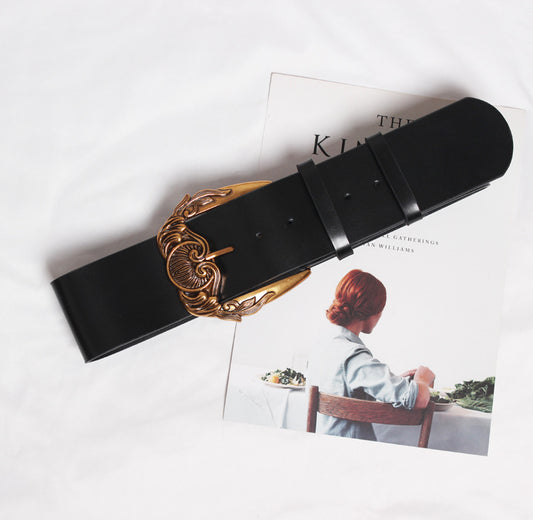 Coat Belt Women's Wide Decorative Belt Accessories