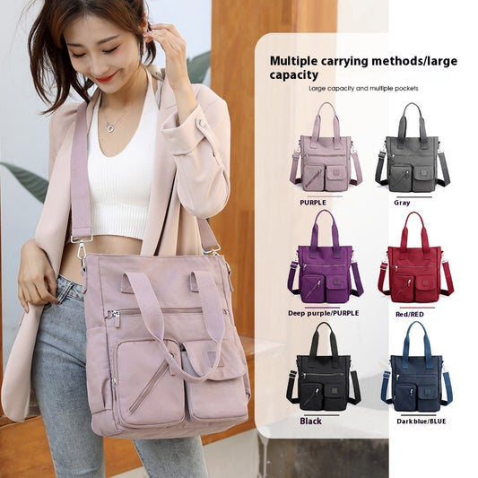 Nylon Simple Large Capacity Portable Messenger Bag