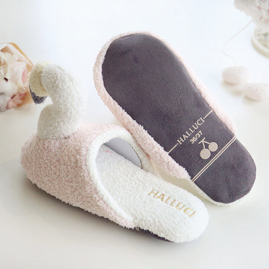Winter soft non-slip indoor home slippers