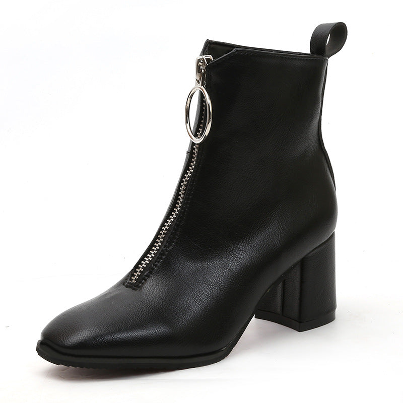 Round toe Martin boots