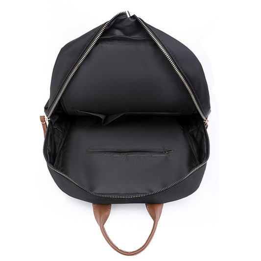 Zip Fastener Casual Large Capacity Backpack