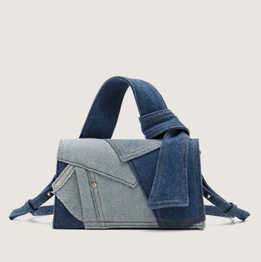 All-matching jeans-syet crossbodytaske til kvinder