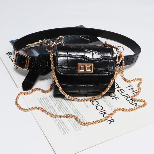 Dame Crossbody Mini Kædetaske i Høj Kvalitet