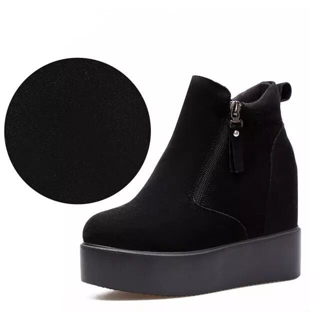 Women's Casual High Boots British Fashion