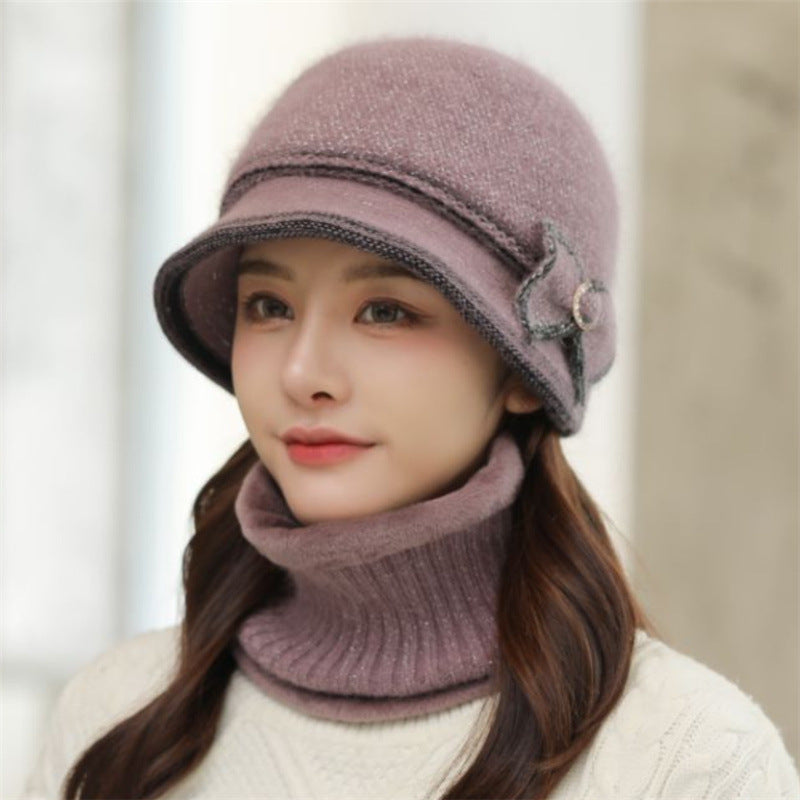 Ladies Rabbit Fur Beret Ladies Western Style Beautiful Hat
