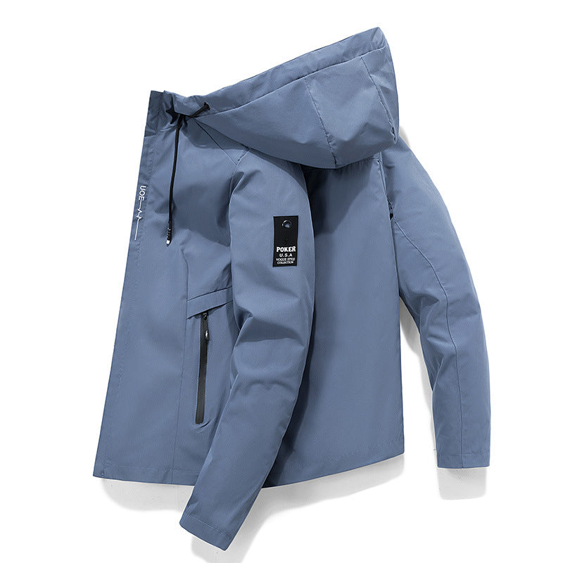 Spring And Autumn New Casual Large Size Jacket Men's Jacket