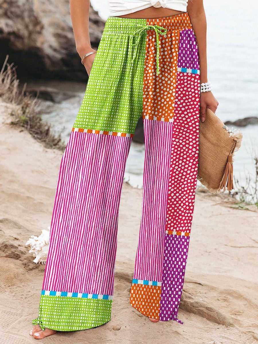 Casual Wide Leg Sports Trousers