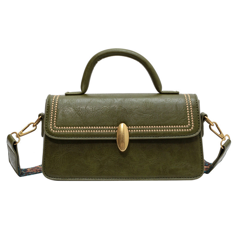Women's One Shoulder Portable Small Square Bag