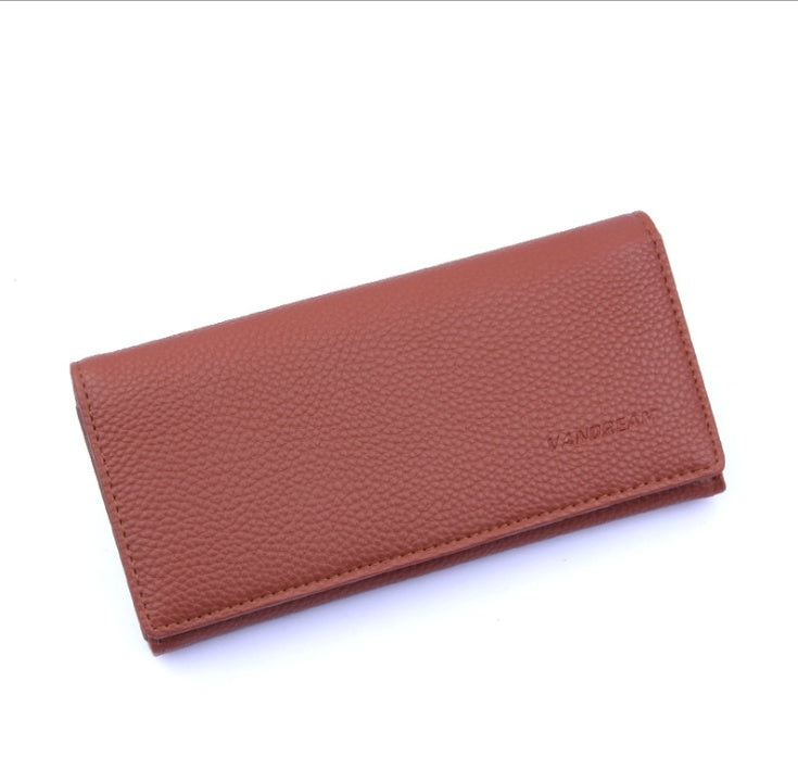 Ms. Contrast Multi-function Long Wallet Fashion Candy Color Coin Purse Women's Clutch