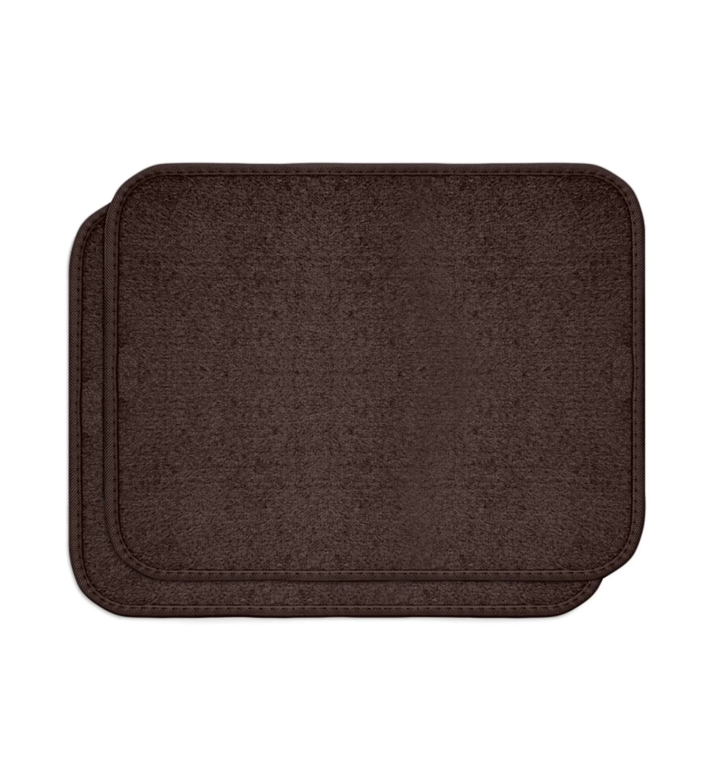 Two-piece car mat set (backseat)