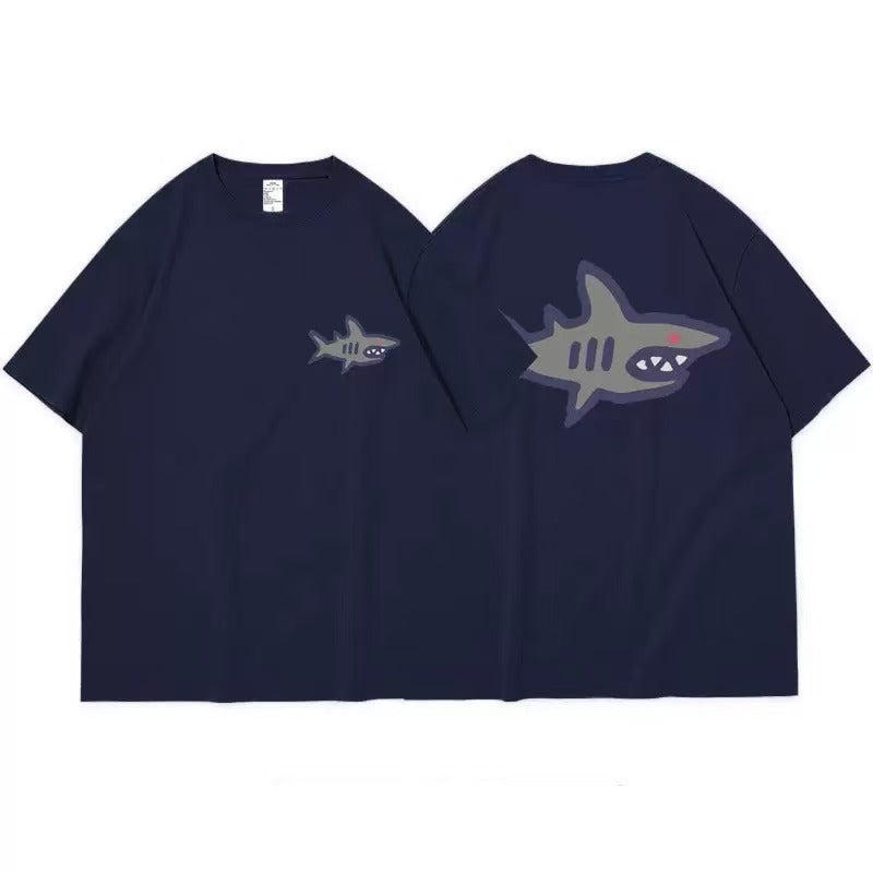 Loose-fitting Retro Niche-style Top In A Classic American Cotton Design