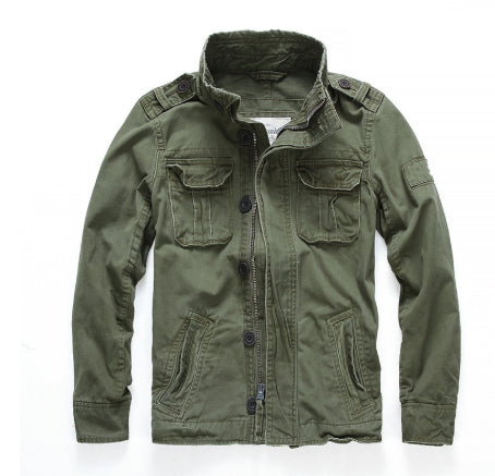 Retro Regular Casual Camouflage Men's Coat