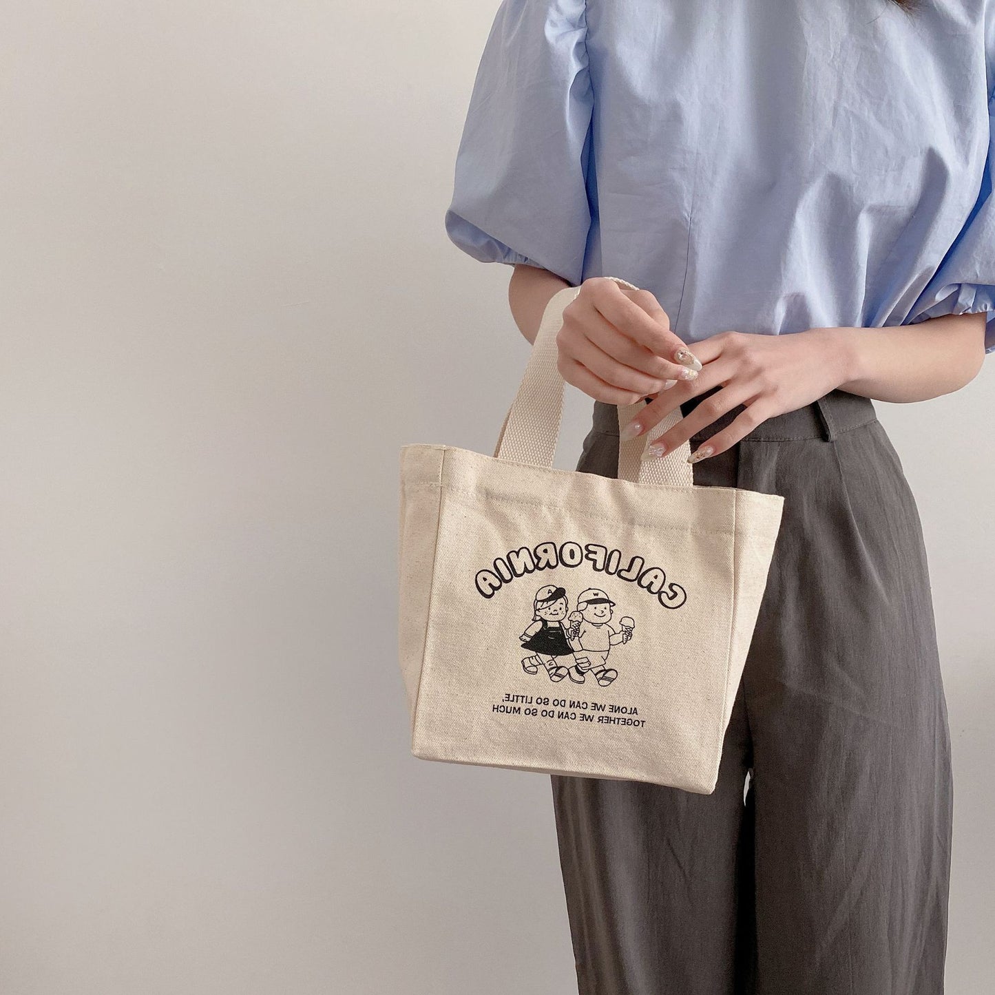Cute Printed Bag Office Worker Lunch