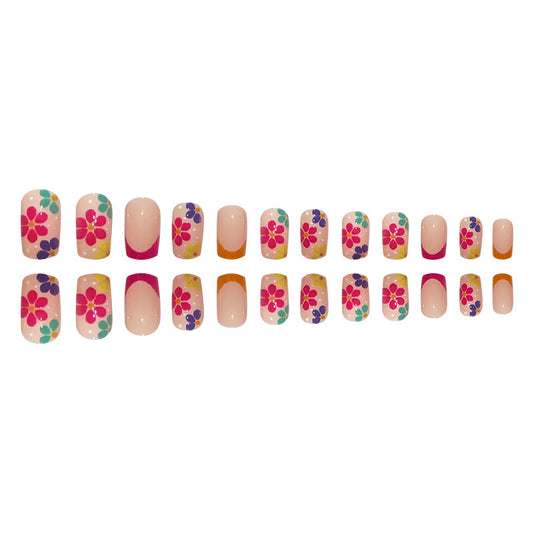 24-piece Transparent Nail Patch Box