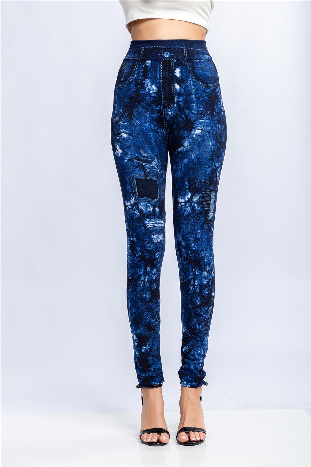 Slim-fit Hip-lifting Breathable Super Stretch Cropped Trousers