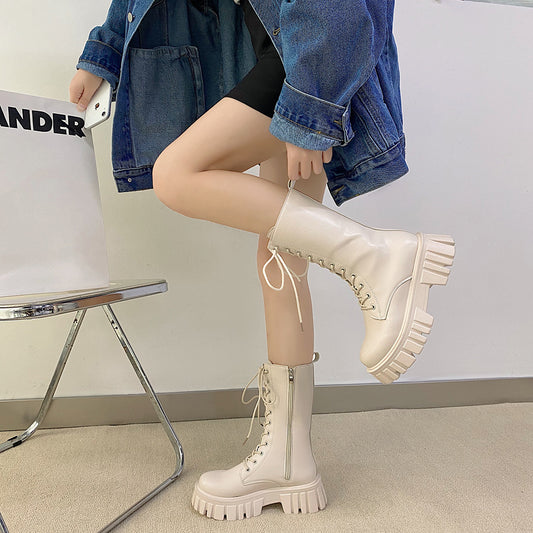 Retro British Style Fashion Niche Design Martin Boots