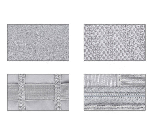 Polyester Cloth Solid Color Data Cable Power Bank USB Earphone Storage Bag