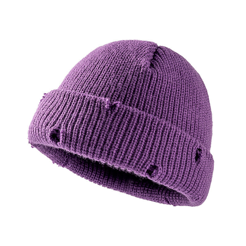 Men's Short Dome Korean Style Knitted Hat