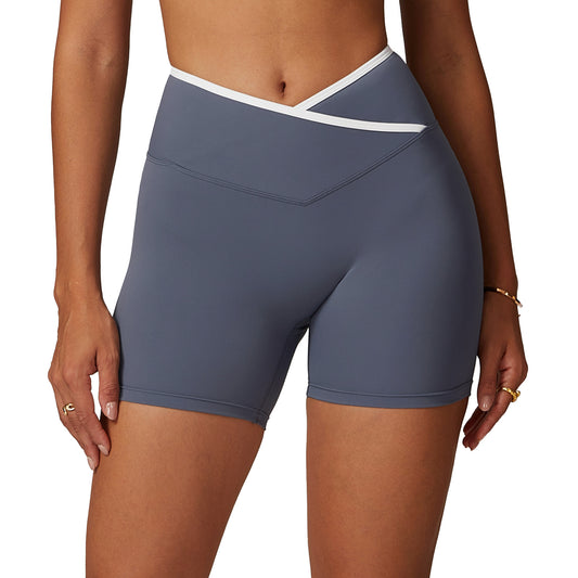 Skinny Hip Raise Sports højtaljede yogashorts