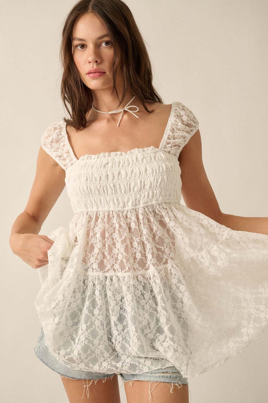 Womens Sexy Sleeveless Sheer Dress With A Spliced Square Neck