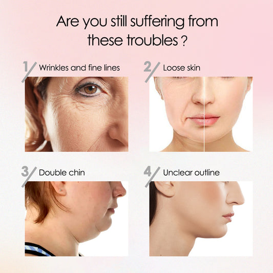 V15 Gear Heating Model Facial Lifting And Tightening Double Chin Micro Current Face Slimming Device