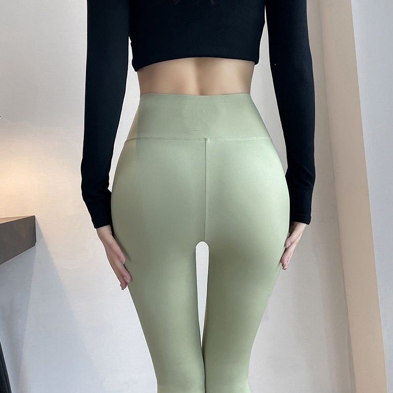 High-waisted Tummy Control Slimming Tight Lifting Buttocks Anti-exposure Women