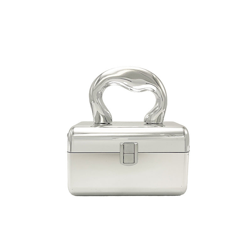 Akryl Crossbody-taske til kvinder med skinnende overflade
